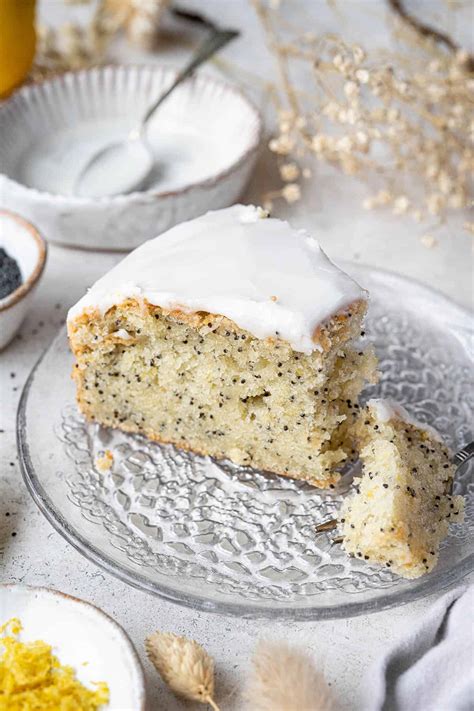 Vegan Lemon Poppy Seed Cake Domestic Gothess