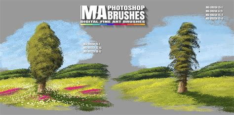 Artstation Photoshop Ma Brushes For Realistic Oil Landscape Paintings