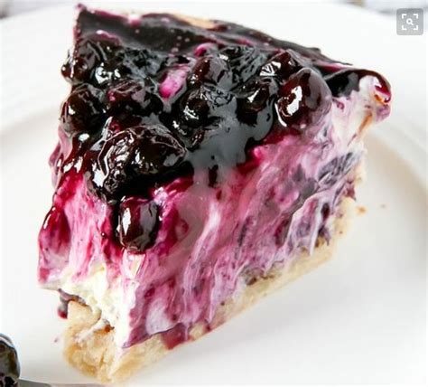 Healthy Blueberry Cream Cheese Pie