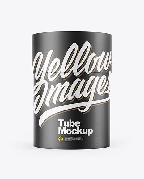 Matte Paper Tube Mockup Free Download Images High Quality Png 