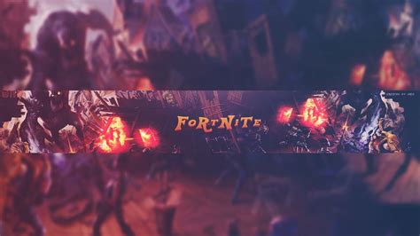 Ultimate Fortnite Youtube Banner Template Free Youtube