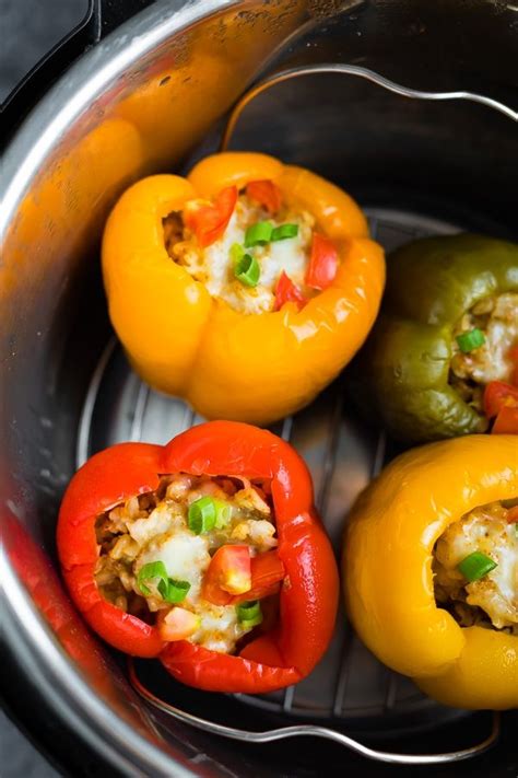 Days like those call for the. Instant Pot Ground Turkey Stuffed Peppers | Recipe ...