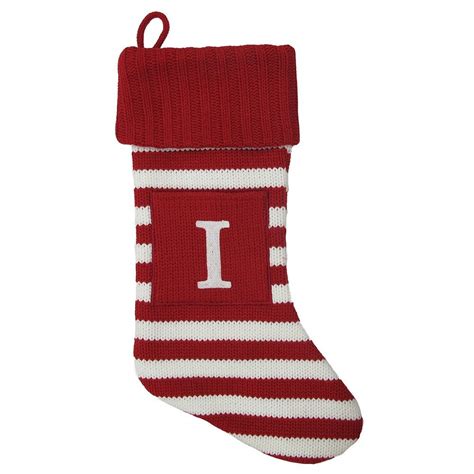 Knit Striped Monogram Christmas Stocking I Wondershop™ Monogram Stockings Christmas