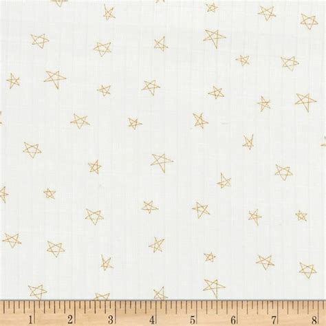 Riley Blake Double Gauze When Skies Are Grey Sparkle Gold From Fabricdotcom Designed By Rbd