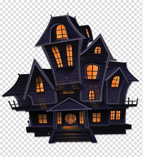 Haunted House Graphics Illustration Halloween Transparent Background