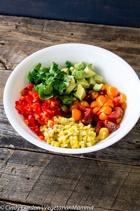 Grilled Corn Avocado Tomato Salad A Grilling Tip