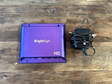 Brightsign Hd3 Hd1023 Expanded Io Digital Html5 Signage Stream Media