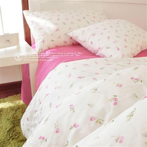 Free delivery and returns on ebay plus items for plus members. Korean Little Pink Rose Pattern Bedding Sets, Floral ...