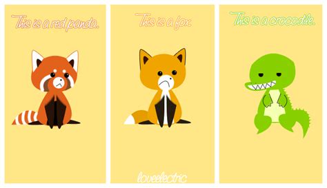 Red Panda Fox Difference By Loveelectric On Deviantart