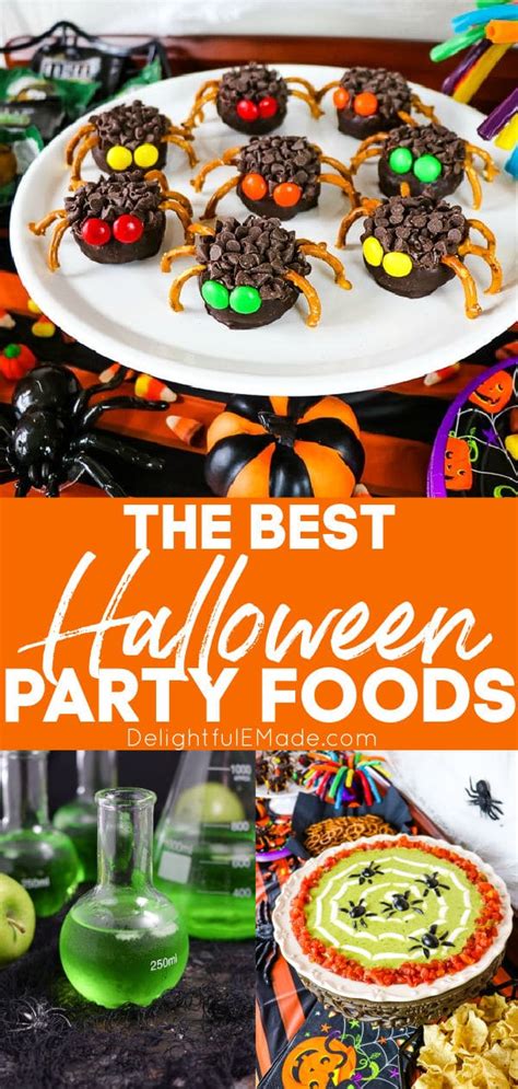 Halloween Party Foods Halloween Appetizers Sweets Drinks And More