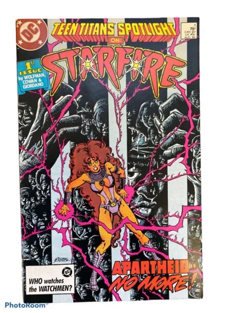 Dc Comics Teen Titans Spotlight Starfire 1 Vfnm Comic Book 1986 1397 Picclick
