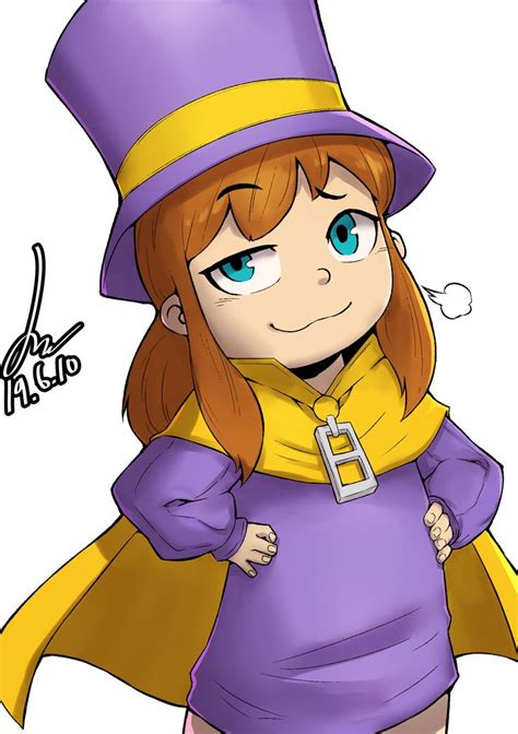 Pin By Gamefreak9498 On Vg Hub A Hat In Time Girl With Hat Cartoon