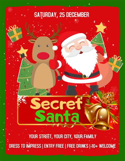 Secret Santa Template Postermywall