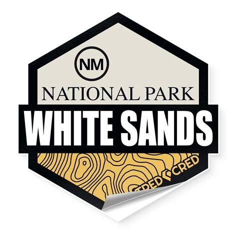 White Sands National Park Sticker Tred Cred