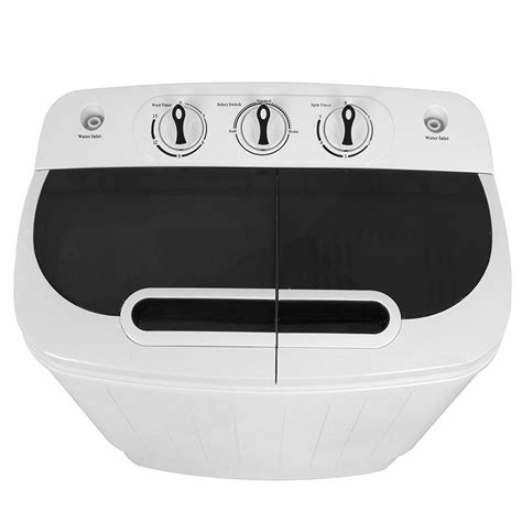 Zeny Portable Mini Twin Tub Washing Machine 13lbs Capacity W Spin Dr