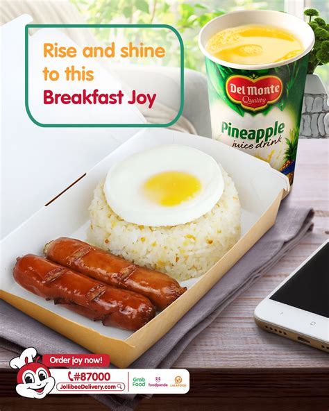 Jollibee Craving For Our Breakfast Longganisa Rice Meal