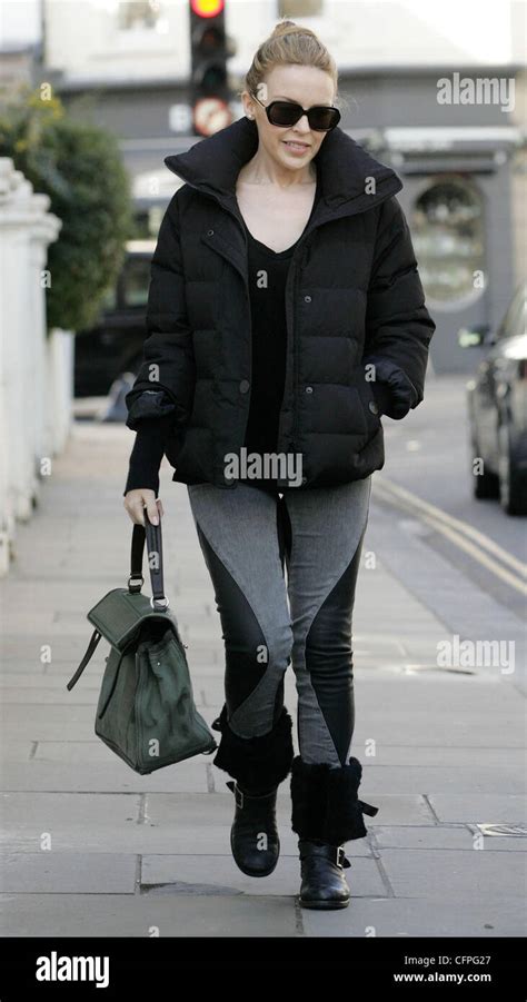 Kylie Minogue Leaving Her Home London England 080211 Mandatory