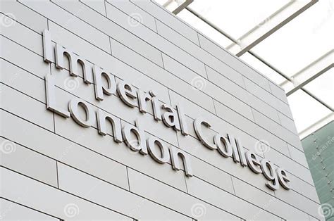 Imperial College London Logo Editorial Stock Photo Image Of College