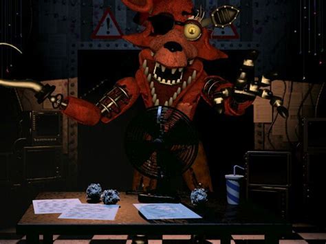 Fan Made Withered Foxy In The Office Five Nights