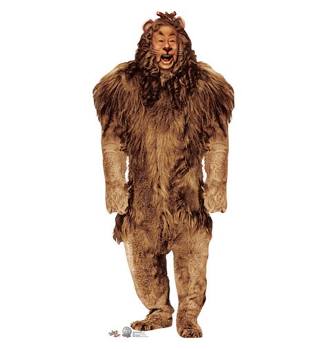 Life Size Cowardly Lion Wizard Of Oz Cardboard Standup