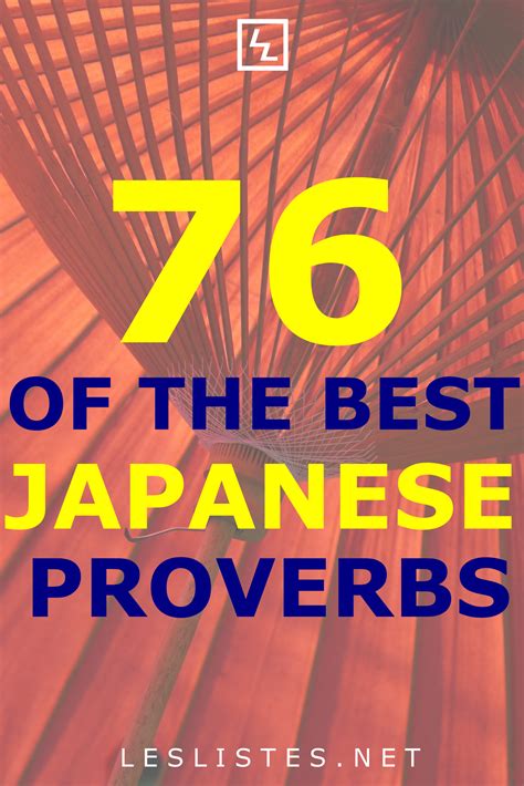 Top 76 Japanese Proverbs That You Should Know
