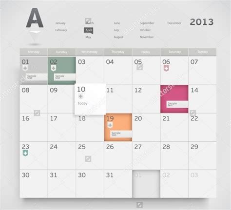 Free 18 Business Calendar Designs In Psd Vector Eps