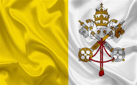 Bandeira Do Vaticano Vaticano Cidade Do Vaticano Igreja Catolica