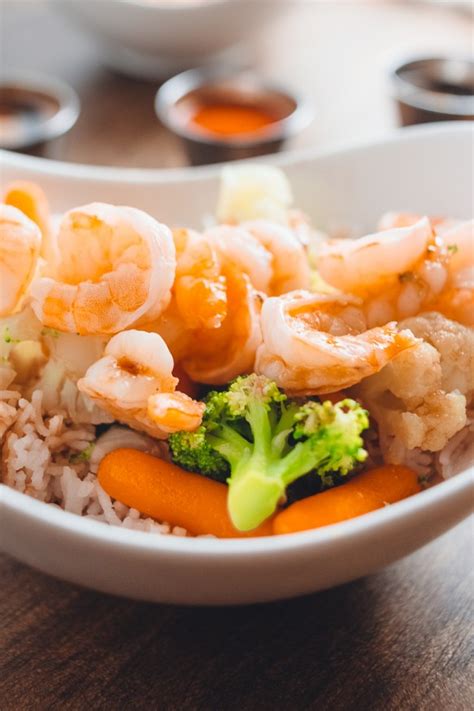 Shrimp Rice Bowl With Sweet Teriyaki Glaze Dad With A Pan