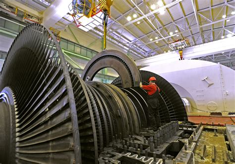 A Low Pressure Steam Turbine In A Nuclear Power Plant These Turbines