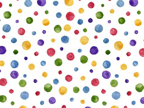 Colourful Polka Dots Clip Art Library