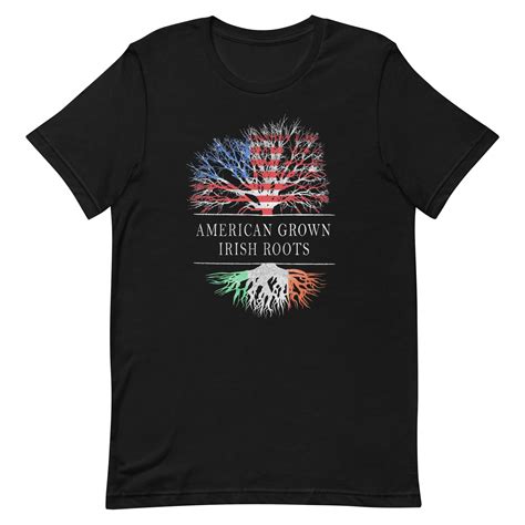 American Grown Irish Roots T Shirt Ib4ud Shop