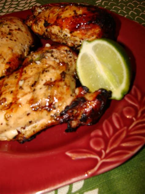 Just Cooking Grilled Garlic Lime Chicken