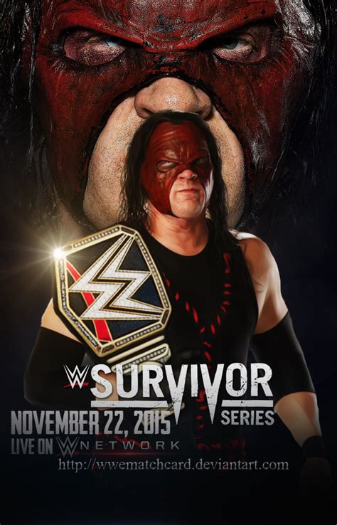Wwe Survivor Series 2015 Poster By Wwematchcard On Deviantart
