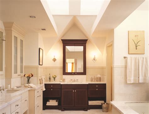 In case you have an open shower with a curtain you will need to place a light source or two on the ceiling overhead inside the shower in order to make the view clear. 7 Tips for Better Bathroom Lighting | Pro Remodeler