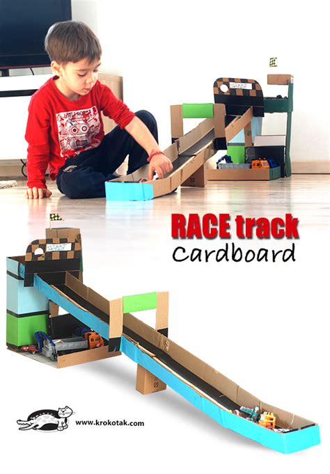 Krokotak Ikea Cardboard Boxes Race Track