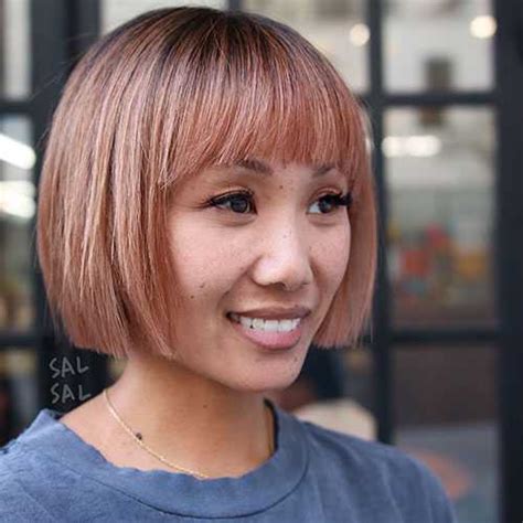 30 populer blunt bob mit pony 2019. 33 Populer Stumpfen Bob Mit Pony 2019 - Frisuren Trends