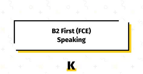 Speaking B2 First Fce Guía Completa Con Ejemplos Kse