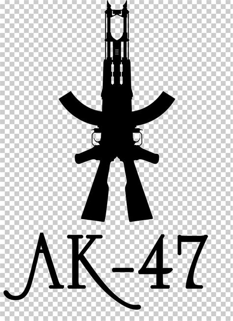 Ak 47 Tattoo Firearm Silhouette Honda Png Clipart Ak47 Ak 47 Angle