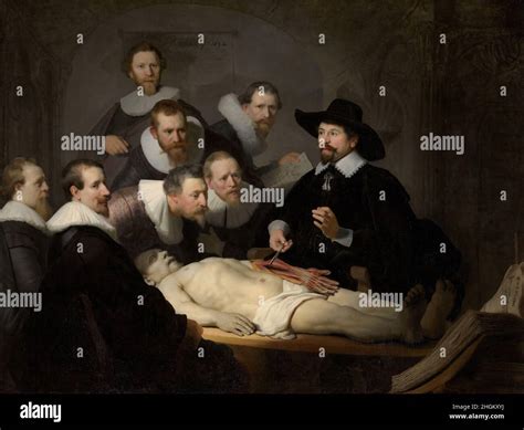 The Anatomy Lesson Of Dr Nicolaes Tulp 1632 Oil On Canvas 1695 X