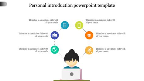 Self Introduction Powerpoint Template Fresh Summer Slide Infographic