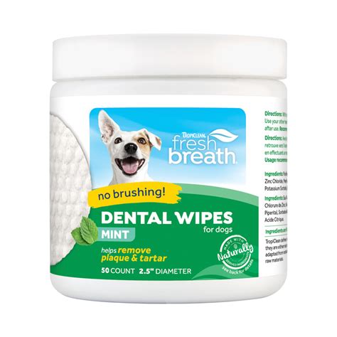 Dental Wipes For Dogs Tropiclean