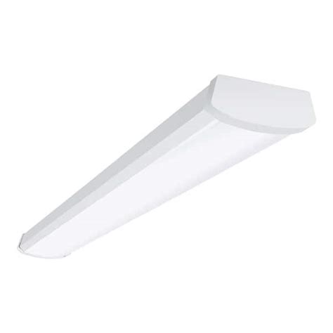 Metalux 4 Ft 3800 Lumens Integrated Led Dimmable White Wraparound