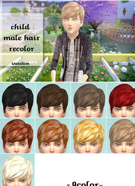 Sims 4 Male Child Hairstyles Download Jesmother