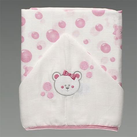 toalha de banho fralda com capuz 214 alô bebê
