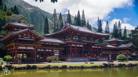 Byodo In Temple A Japanese Buddhist Temple Located On Oahu In Hawaii