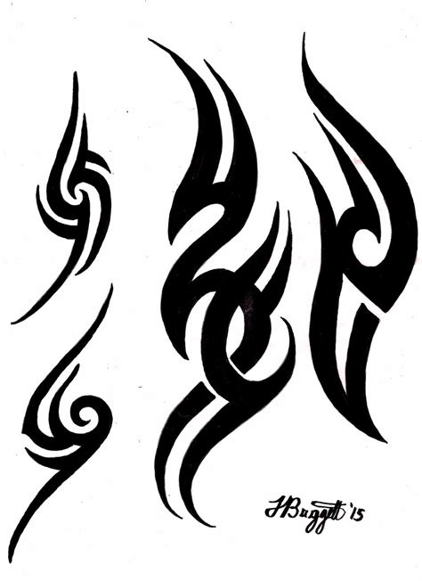 Tribal tattoos are quite common nowadays among tattoo lovers as this not only gives them a way to showcase some fantastic art in their body but also helps them embrace their culture and heritage. Tribal Tattoo Flash by Punch-line-designs on DeviantArt