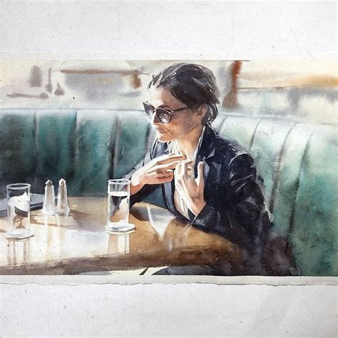 Artist Marcos Beccari ~ Watercolor Portrait Watercolor Portraits