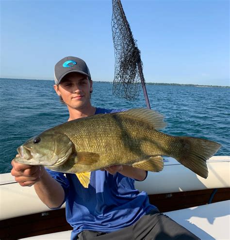 Smallmouth Bass Fishing Charter On Lake St Clair Outguided