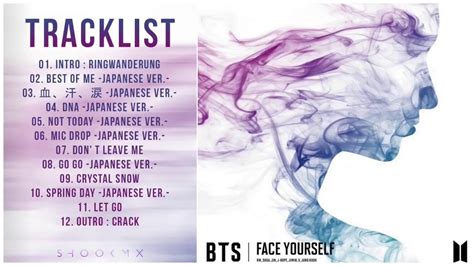 Face Yourself Bts Full Japanese Album Bts Face Album Bts Album