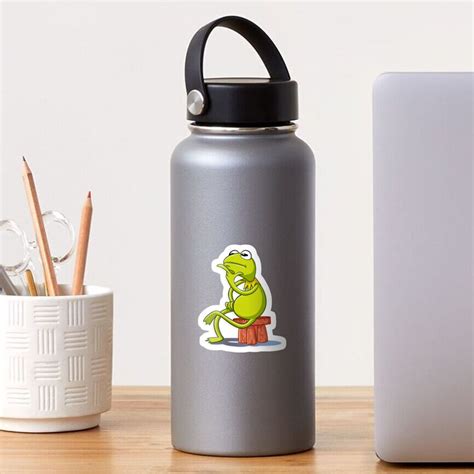 Kermit The Frog Thinking Meme Sticker For Sale By Omeris Redbubble
